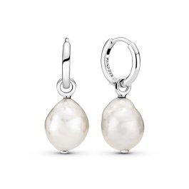◆STONEHENgE◆ silver pearl earrings SA24D03E StoneHenge 14K Pearl Earrings P1312 Silver 925 Cubic Crystal