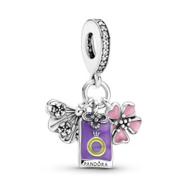 Japanese Sakura, Omamori Fan Dangle Charm Official Pandora™ Malta