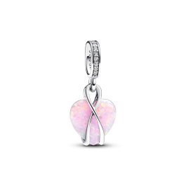 Mum Opalescent Heart Dangle Charm Official Pandora™ Malta