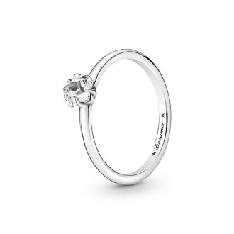 Celestial Sparkling Star Solitaire Ring