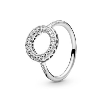 Sparkling Halo Ring