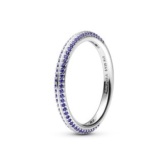 Pandora ME Blue Pavé Ring