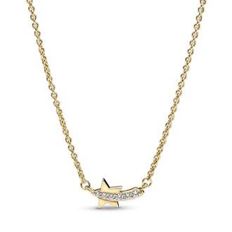Shooting Star Pav? Collier Necklace