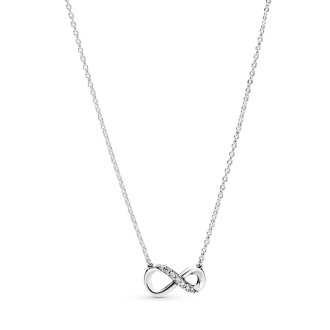 Sparkling Infinity Collier Necklace