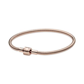 Pandora Moments Barrel Clasp Snake Chain Bracelet