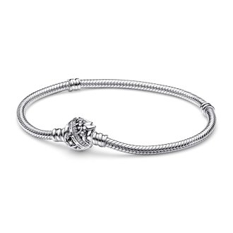 Disney Tinker Bell Clasp Moments Snake Chain Bracelet