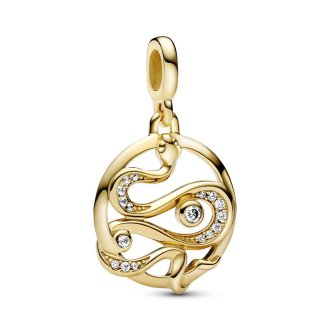 Pandora ME Pav? Snake Medallion