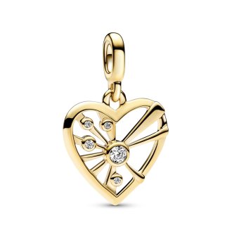 Pandora ME Heart & Rays Medallion