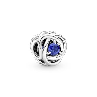 September Birthstone Eternity Circle Charm