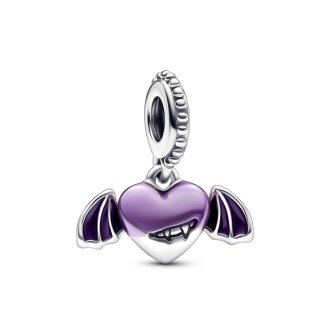 Vampire Winged Heart Dangle Charm