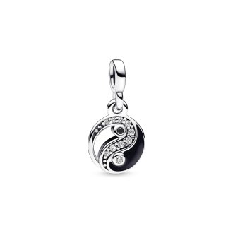 Pandora ME Sparkling Yin & Yang Mini Dangle