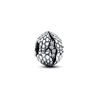 792962C01 - Project House The Dragon Egg sterling silver charm with clear cubic zirconia