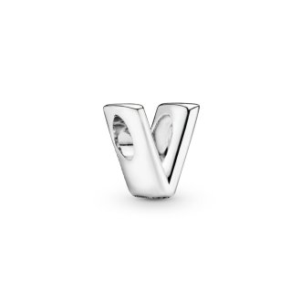 Letter V Alphabet Charm