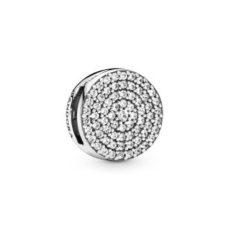 Round Pav? Clip Charm