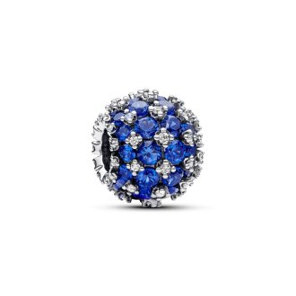 Sparkling Pavé© Round Blue Charm