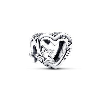 792829C00 - Heart sterling silver charm