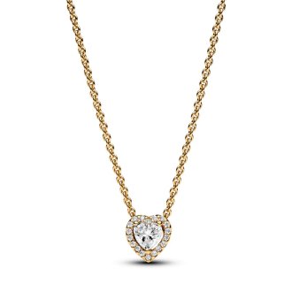 Sparkling Heart Collier Necklace