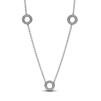 Pav? Circles Chain Necklace