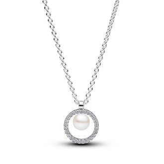Treated Freshwater Cultured Pearl & Pav? Collier Necklace