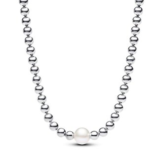 Treated Freshwater Cultured Pearl & Beads Collier Necklace