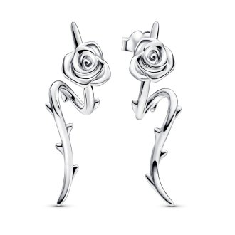 293214C00 - Rose sterling silver stud earrings