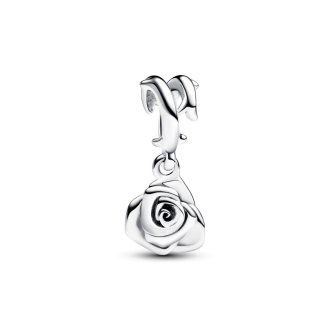 793213C00 - Rose sterling silver dangle