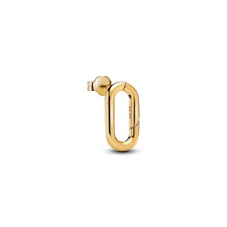 14k gold-plated openable link stud earring