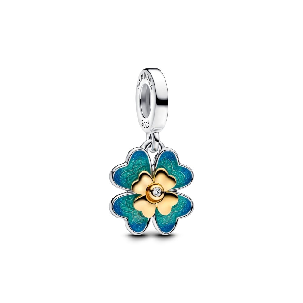 2025 Four Leaf Clover Lab-Grown Diamond Dangle Charm | Official