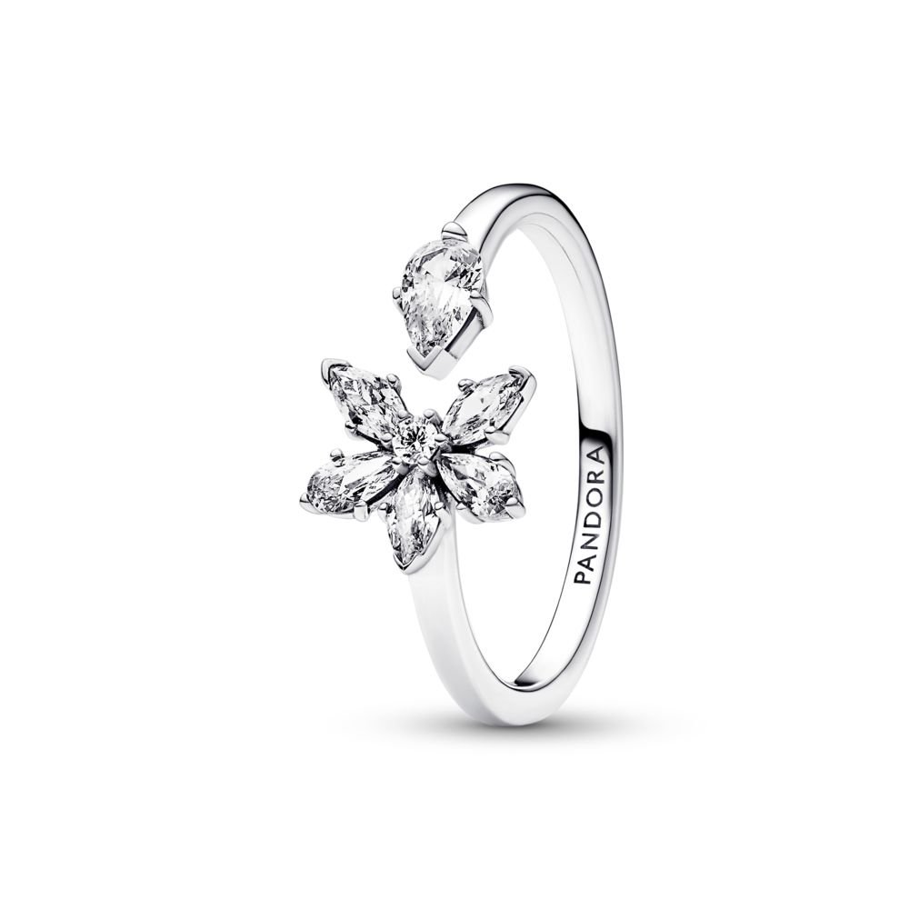 Sparkling Herbarium Cluster Open Ring Official Pandora™ Malta