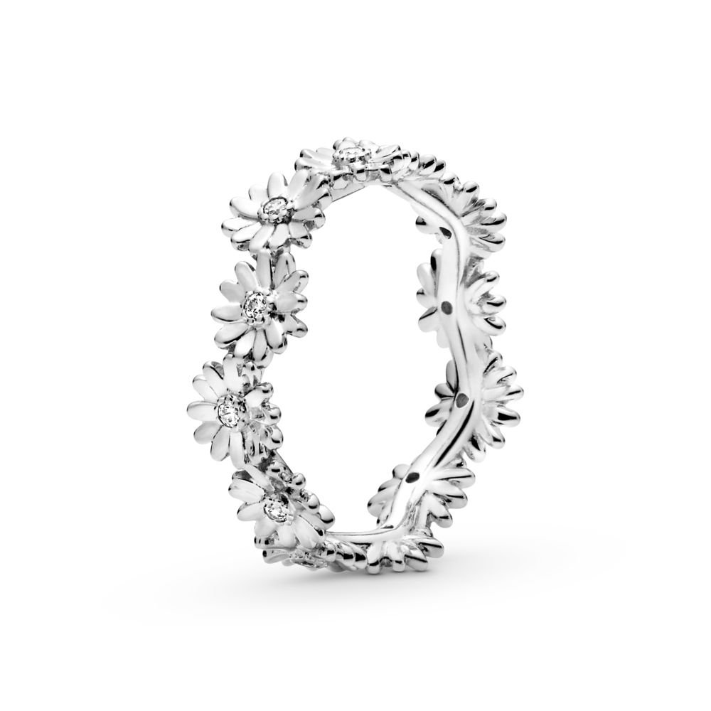 Sparkling Daisy Flower Crown Ring | Official Pandora™ Malta