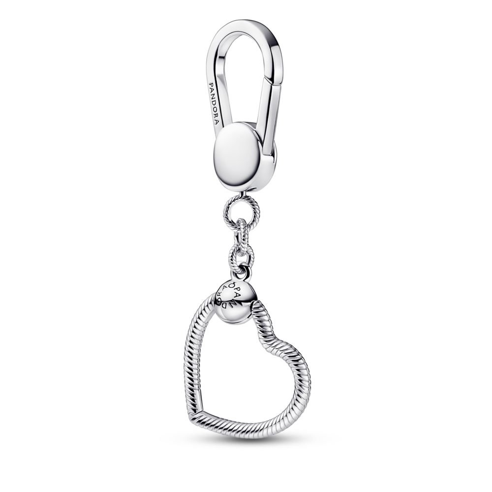 Pandora Moments Small Heart Bag Charm Holder | Official Pandora™ Malta