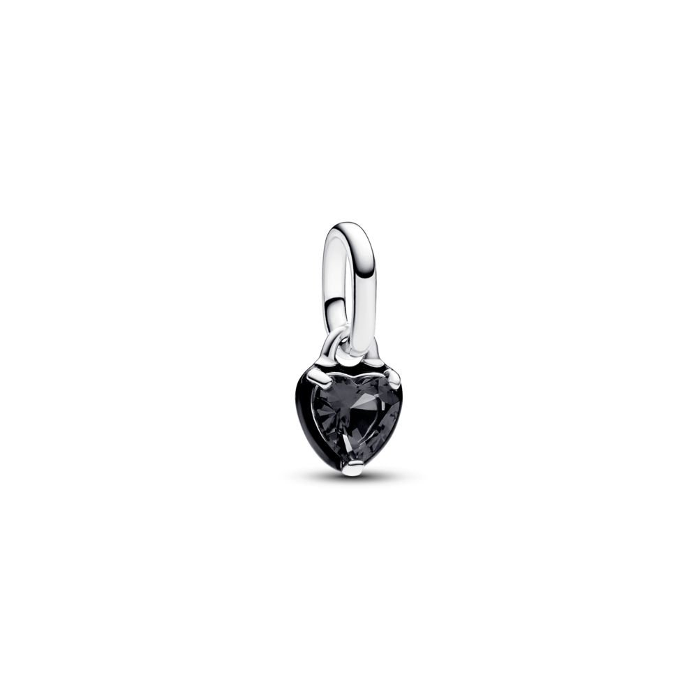 Pandora ME Black Chakra Heart Mini Dangle Charm | Official Pandora