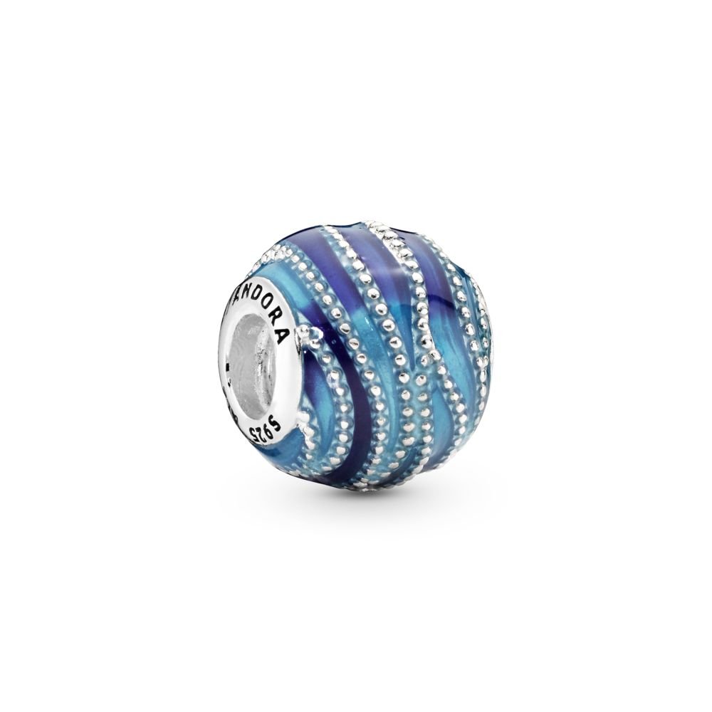 Blue Wave Charm Official Pandora™ Malta