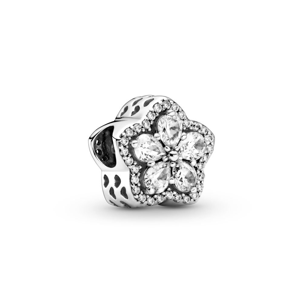 Sparkling Flower Pavé© Charm Official Pandora™ Malta
