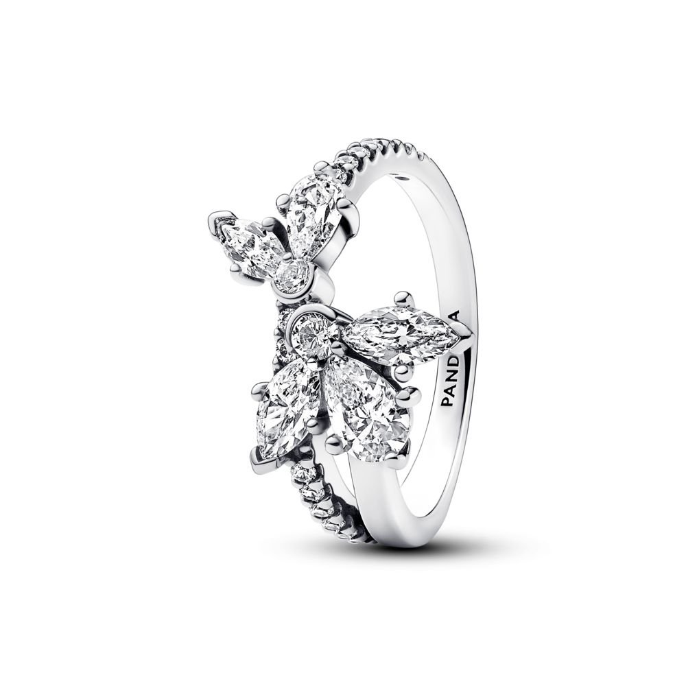 Sparkling Asymmetrical Herbarium Cluster Ring | Official