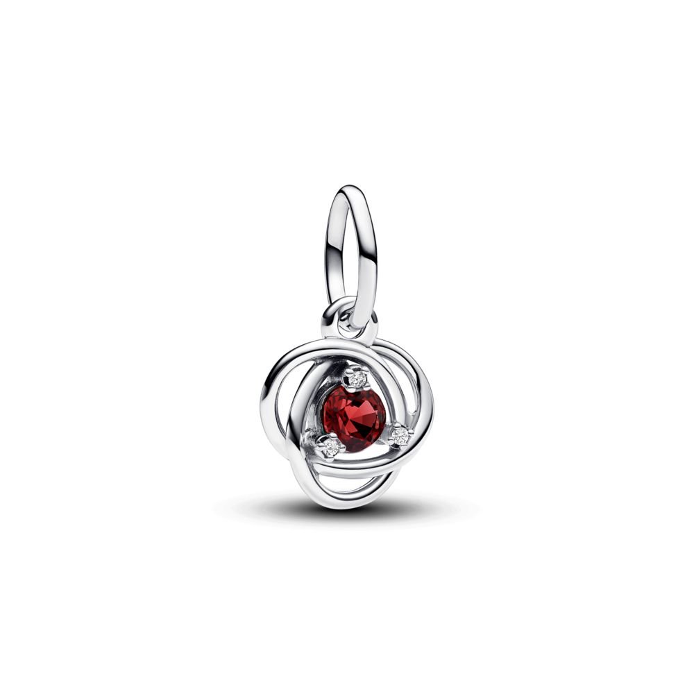 True Red Eternity Circle Dangle Charm Official Pandora™ Malta