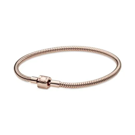 Pandora Moments Barrel Clasp Snake Chain Bracelet | Official