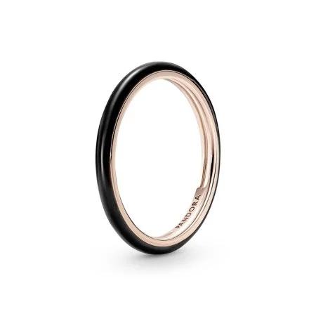 Pandora ME Black Enamel Ring Official Pandora™ Malta