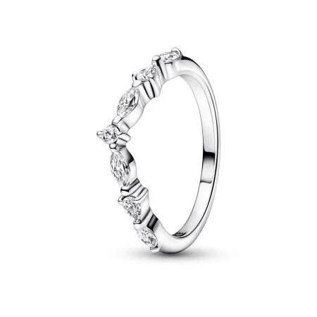 Pandora Timeless Wish Sparkling Alternating Ring Official Pandora Malta