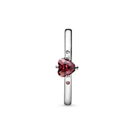 Sparkling Red Heart Ring Official Pandora™ Malta