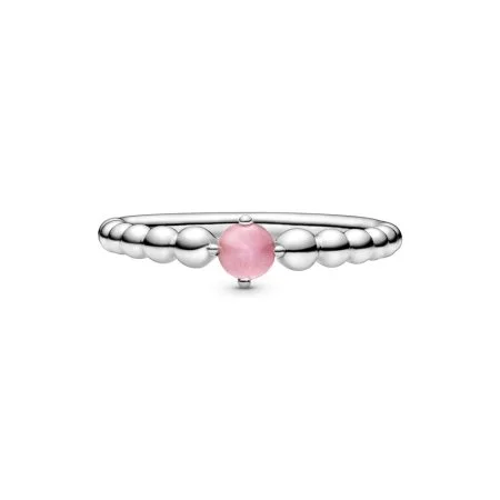October Birthstone Beaded Ring Official Pandora Malta