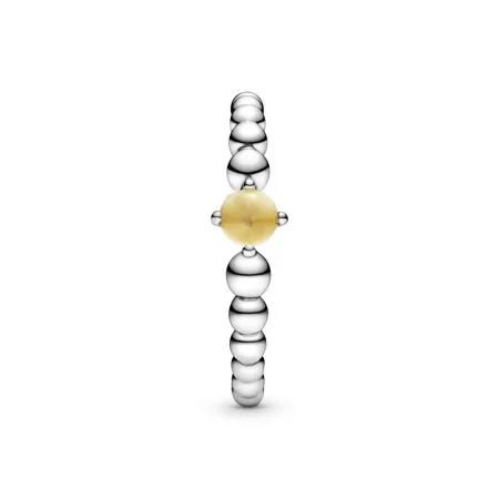 November Birthstone Beaded Ring Official Pandora Malta