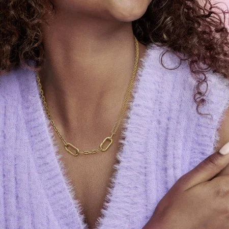 Pandora ME Double Link Chain Necklace Official Pandora Malta