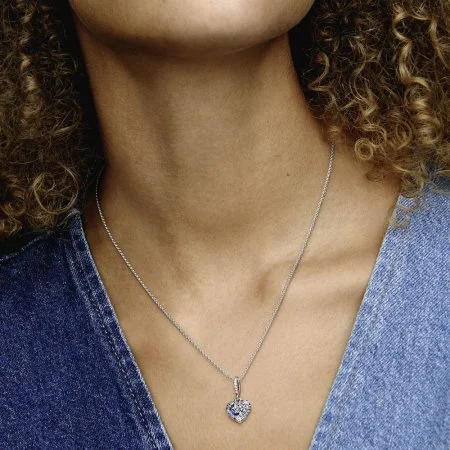 Pandora multi color heart necklace shop