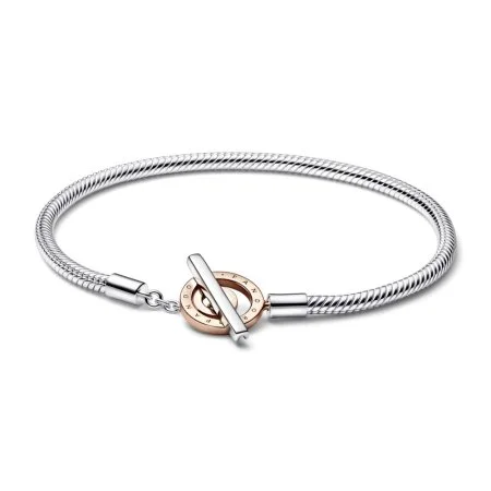 Pandora two tone signature bracelet deals