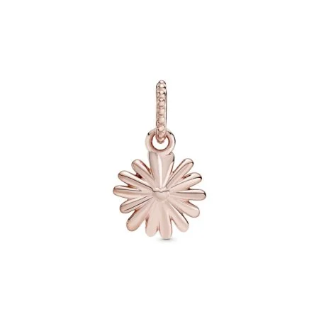 Pink Daisy Flower Dangle Charm Official Pandora™ Malta - Main Image