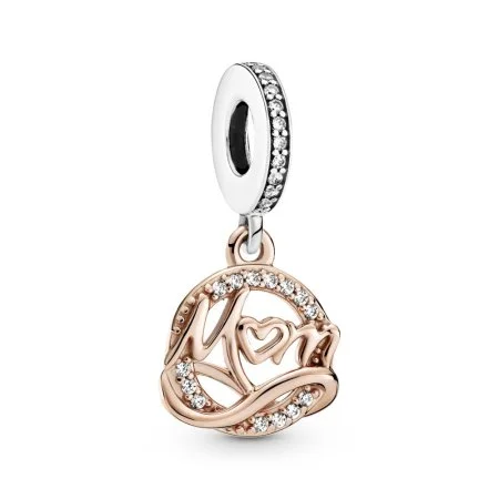 Two-tone Mum Dangle Charm Official Pandora™ Malta