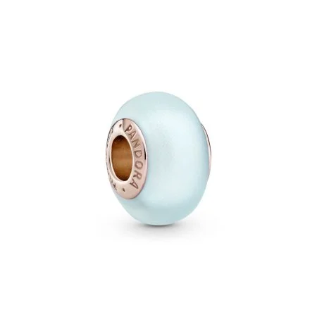 Matte Blue Murano Glass Charm Official Pandora™ Malta