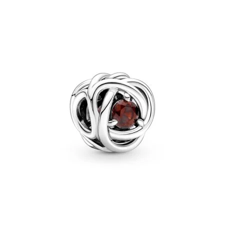 January Birthstone Eternity Circle Charm Official Pandora™ Malta