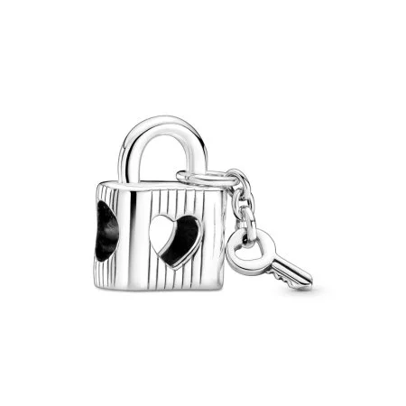 Padlock Heart Key Charm Official Pandora™ Malta
